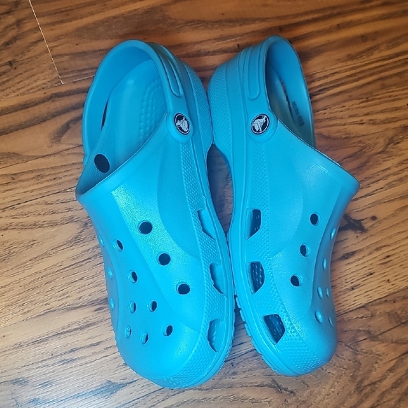 CROCS Men's Vibrant Blue Classic Clog Sandals Size 9 Mens 11 Womens Unisex F21 - Picture 4 of 9